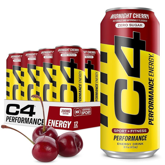 C4 ENERGY DRINK MIDNIGHT CHERRY 12/16OZ