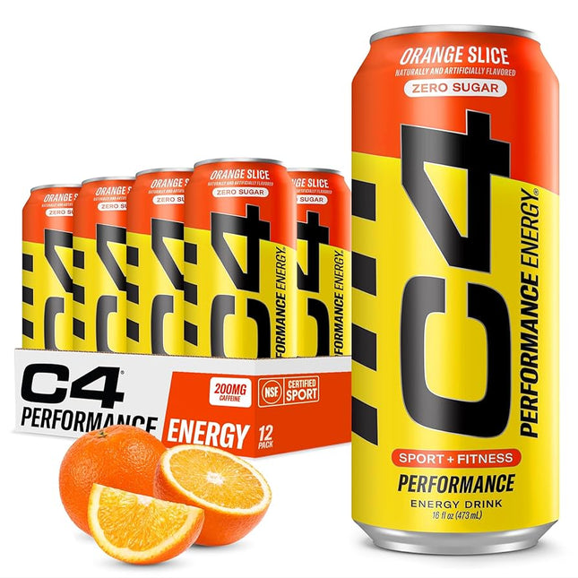 C4 ENERGY DRINK ORANGE SLICE 12/16OZ