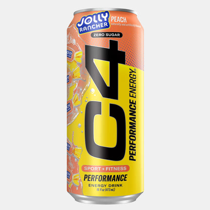 C4 ENERGY DRINK PEACH JOLLY RANCHER 12/16OZ