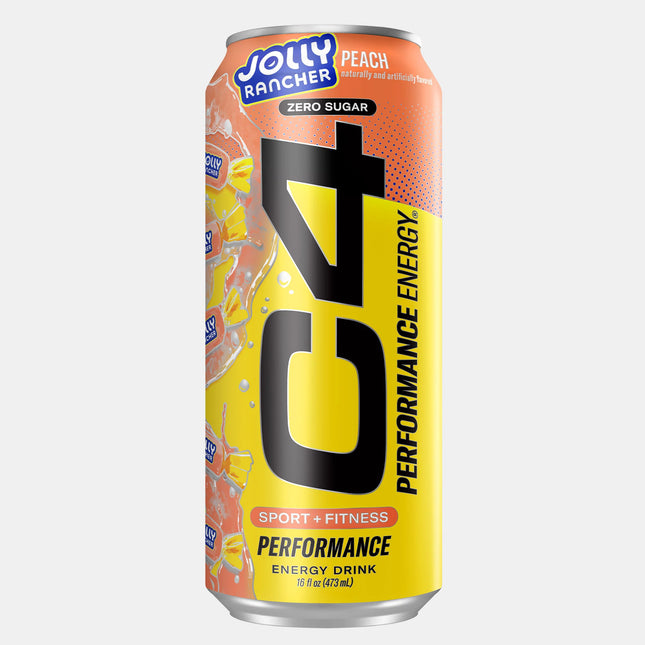 C4 ENERGY DRINK PEACH JOLLY RANCHER 12/16OZ