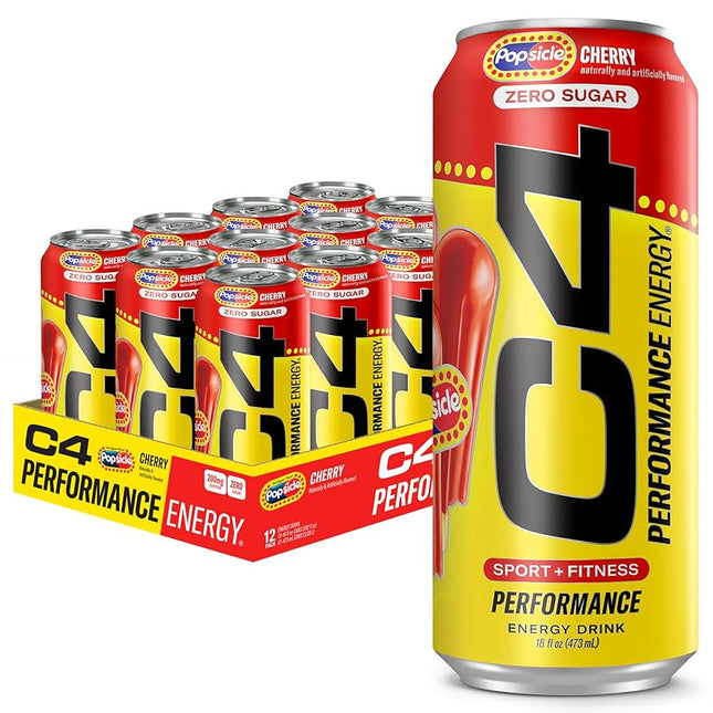 C4 ENERGY DRINK POPSICLE CHERRY 12/16OZ