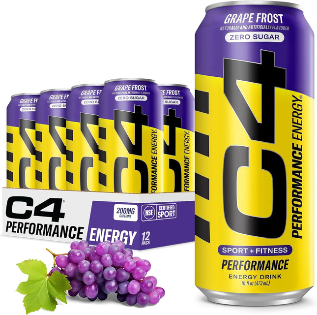 C4 ENERGY DRINK PURPLE FROST 12/16OZ