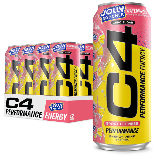C4 ENERGY DRINK WATERMELON JOLLY RANCHER 12/16OZ