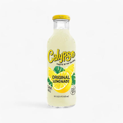 Calypso Original Lemonade – 12 Pack × 16 oz Glass Bottles