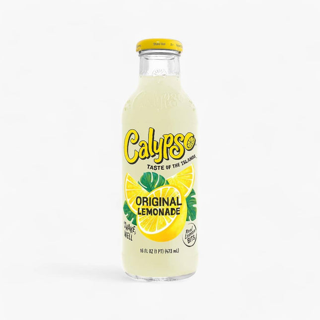 Calypso Original Lemonade – 12 Pack × 16 oz Glass Bottles