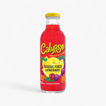 Calypso Paradise Punch Lemonade – 12 Pack × 16 oz Glass Bottles