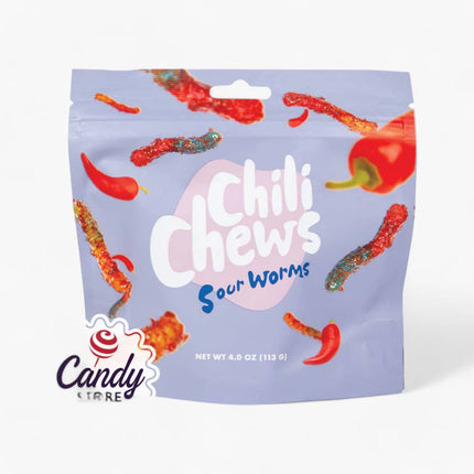 Chili Chews Sour Worms 16/4Oz