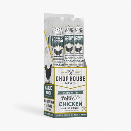 CHOPPED HOUSE MEATS CHICKEN STICK 20/1.5OZ GARLIC RANCH