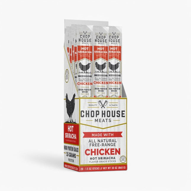 CHOPPED HOUSE MEATS CHICKEN STICK 20/1.5OZ SRIRACHA