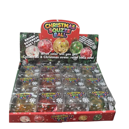 Christmas Squeeze Ball Squishy - 12 Pack