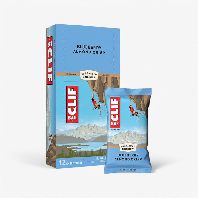 CLIF ENERGY PROTEIN BAR 12/68G BLUEBERRY ALMOND CRISP