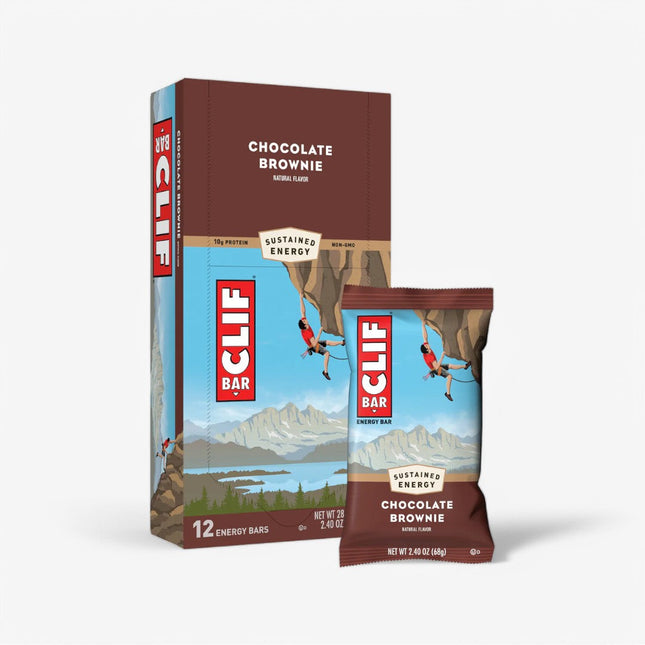 CLIF ENERGY PROTEIN BAR 12/68G CHOCOLATE BROWNIE