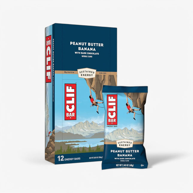 CLIF ENERGY PROTEIN BAR 12/68G PB BANANA DARK CHOC