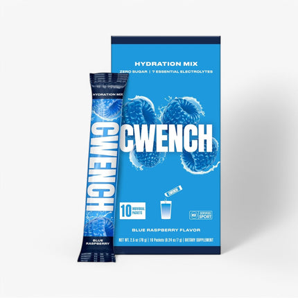 CWENCH HYDRATION STICKS 10CT BLUE RASPBERRY