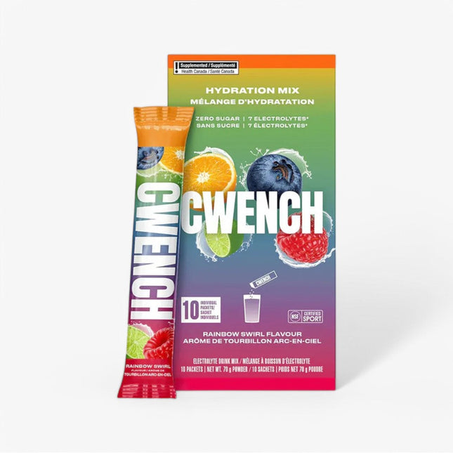 CWENCH HYDRATION STICKS 10CT RAINBOW SWIRL