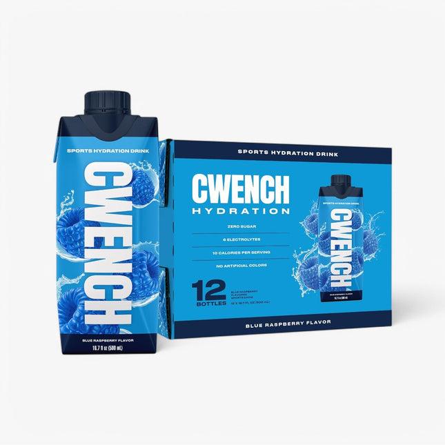 CWENCH ISO HYDRATION DRINK 12/16.9OZ BLUE RASPBERRY