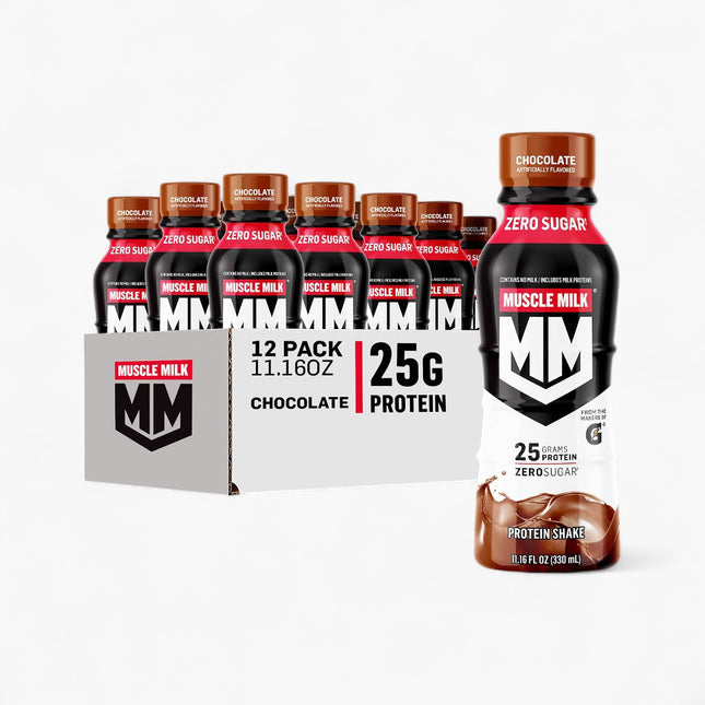 MUSCLE MILK 25G PROTEIN 12/11.16OZ CHOCOLATE