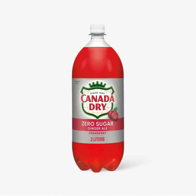 Canada Dry Cranberry Ginger Ale Zero Sugar 2 L X 8