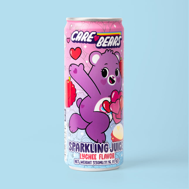 AnyYums Care Bear Sparkling Juice Lychee 12/330mL (TAIWAN)