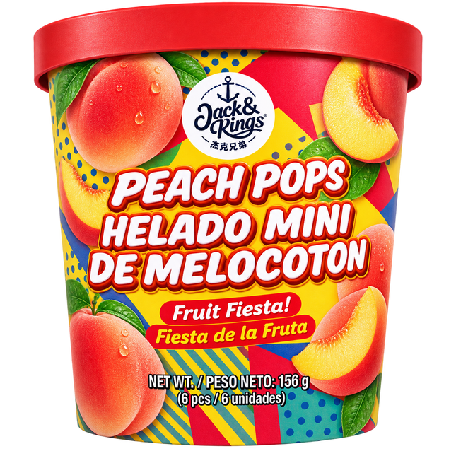 Jack & Kings Peach Pops 12/156g