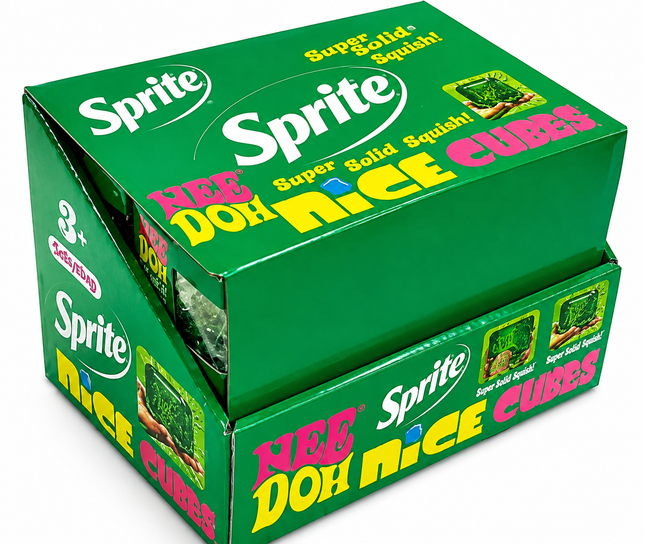 Squishy Sprite Cube - 12 PK
