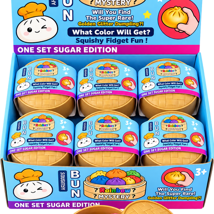 Viral 3 Mini Squishy Foam Dumplings - 12 Pack