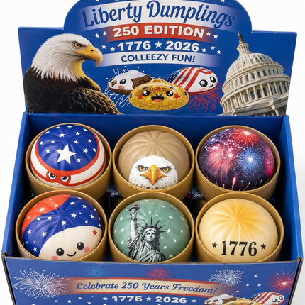 Viral Liberty Squishy Foam Dumplings - 12 Pack