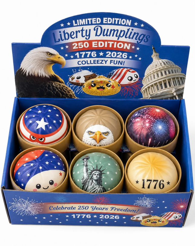 Viral Liberty Squishy Foam Dumplings - 12 Pack
