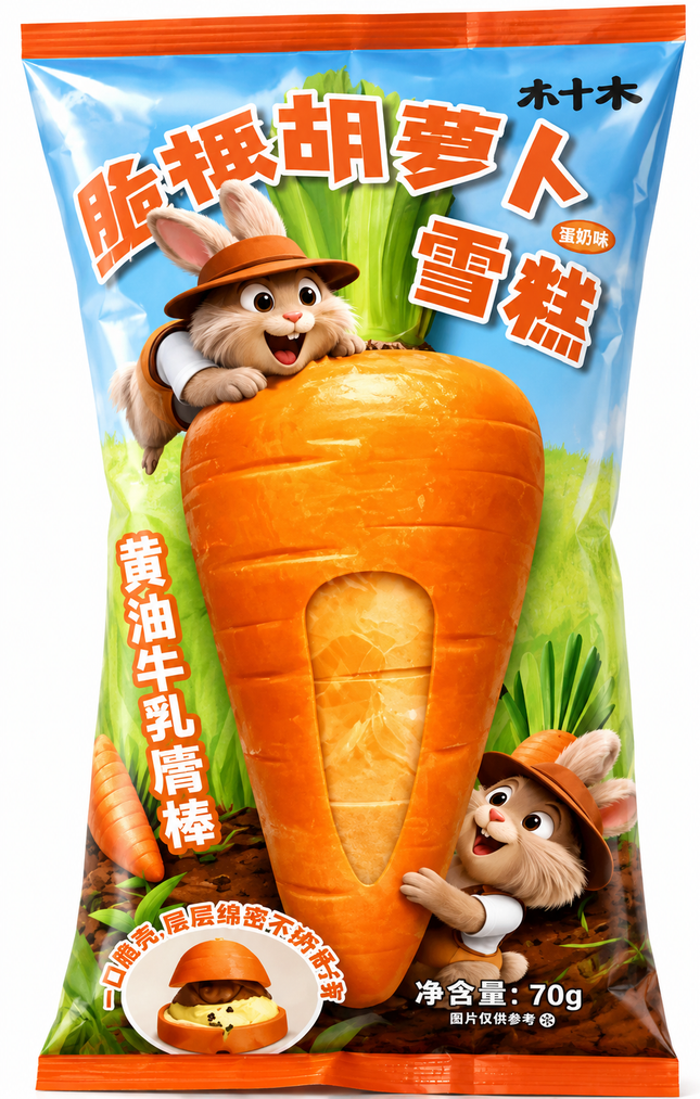 NiceMe Carrot Ice Cream 8/3PKS/70G