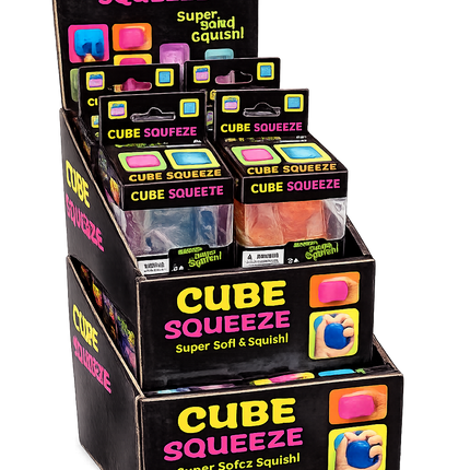 Squishy Glitter Cube 12PK