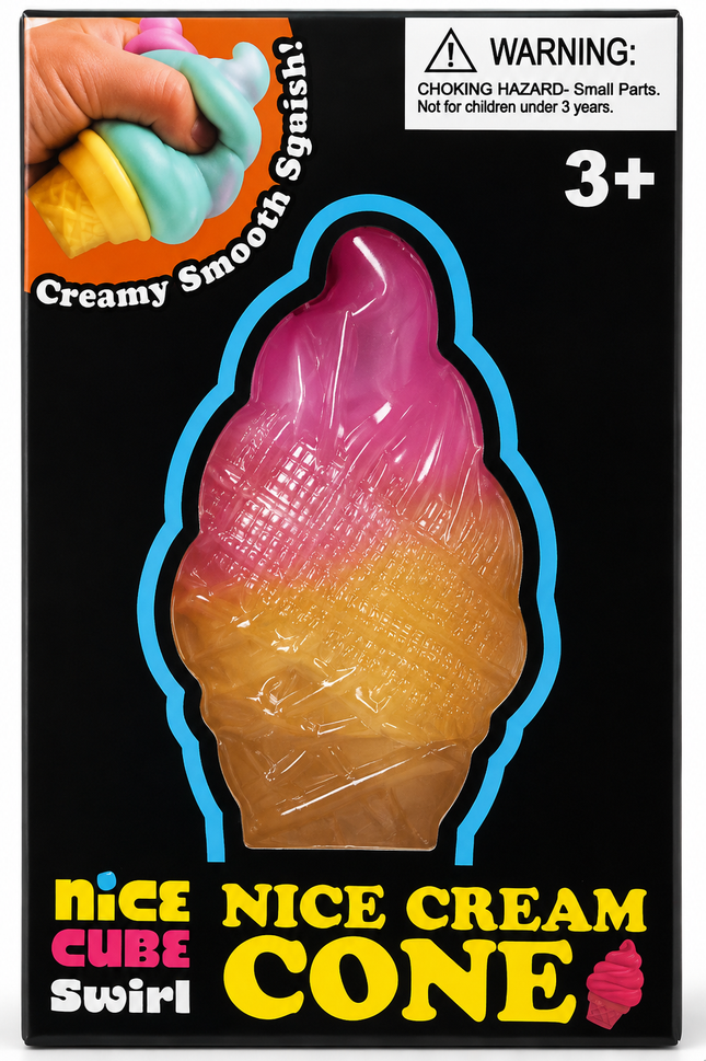 Nice Cube Swirl Nice Cream Cone - 12 PK (No Display)