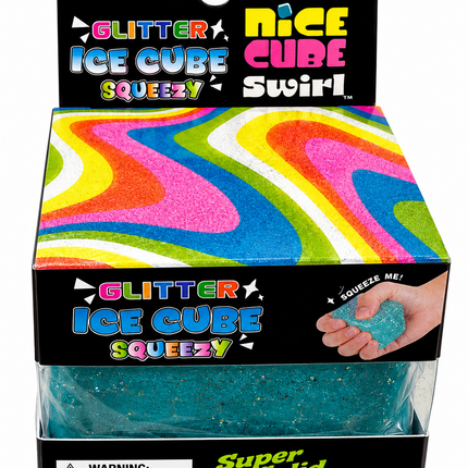 Squishy Ice Cube Glitter Edition - 12 PK