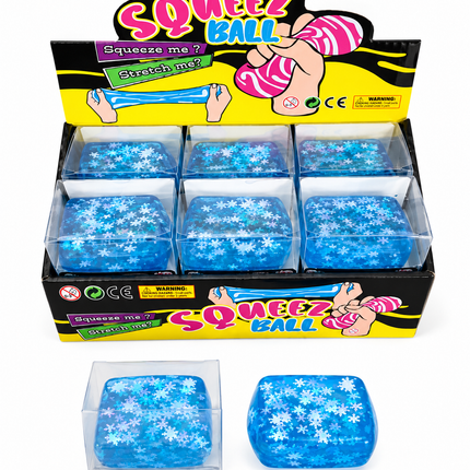 Squishy Snowflake Cube 8ct