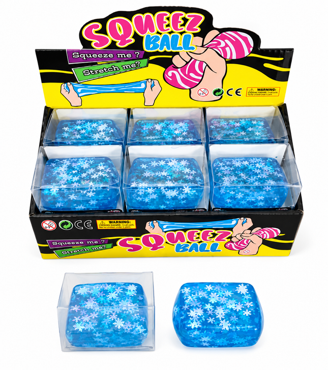 Squishy Snowflake Cube - 8PK