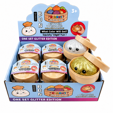 Viral Squishy Super Glitter Dumplings 12 PK