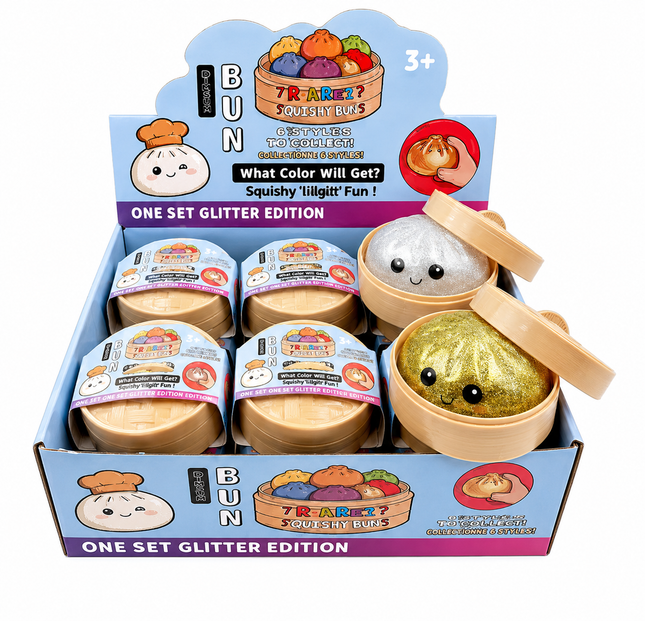 Viral Squishy Super Glitter Dumplings 12 PK