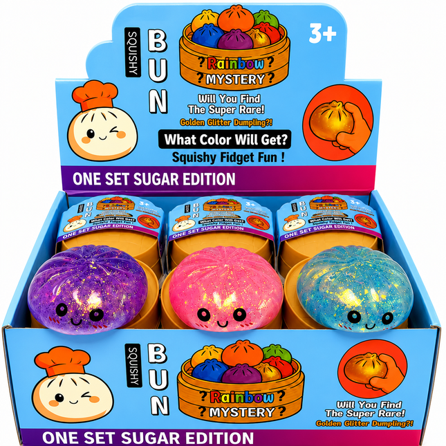 Viral Squishy Glitter Dumplings 12 PK
