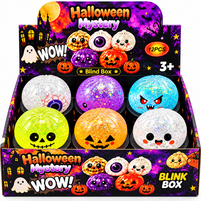 Halloween Squishy Blind Box - 12 Pack