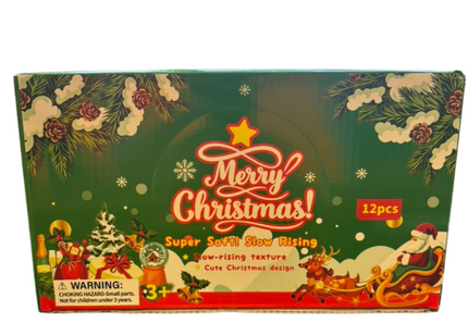 Christmas Foam Squishy Butter - 12 PK
