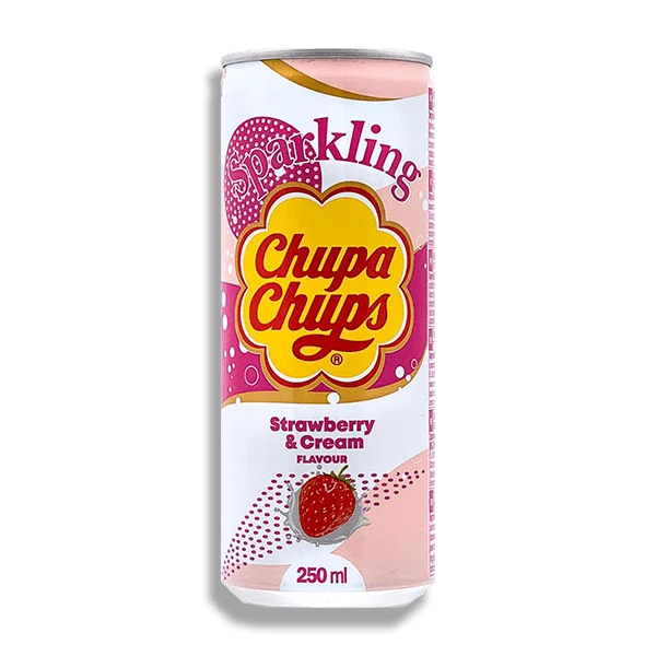 Chupa Chups Strawberry Cream 24/250mL (KOREA)
