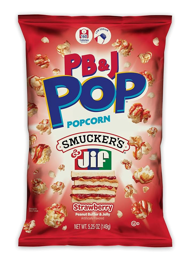 Cookie Pop Peanut Butter & Jelly Strawberry 12/5.25OZ - Pallet QTY (80 Cases)