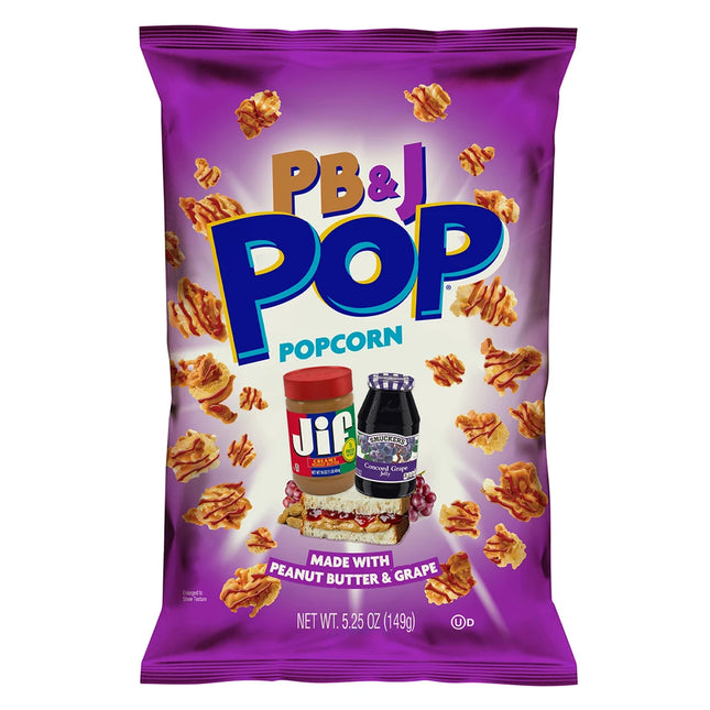 Cookie Pop Peanut Butter & Jelly Grape 12/5.25OZ - Pallet QTY (80 Cases)