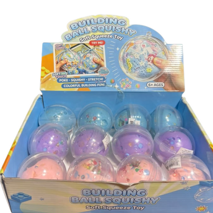 Christmas Crunchy Ball Squishy - 12 PK