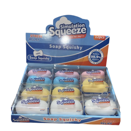 Crunchy Soap Mixed Colors - 12 PK