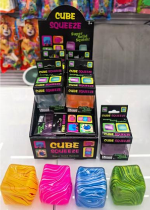 Cube Squeeze Swirl Squishy 12PK