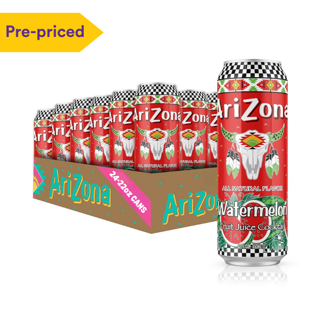 ARIZONA WATERMELON BIG CAN PREPRICED 24/22OZ