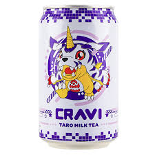Digimon Taro Bubble Tea (Korea) – 12 Pack × 330 mL Cans