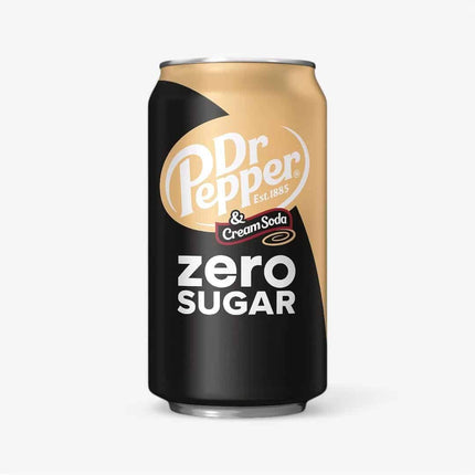 Dr. Pepper Cream Soda Zero Sugar 12 Oz 24 Pack