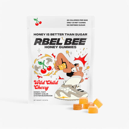 RBEL BEE LOW CALORIE HONEY GUMMIES6/57G WILD CHILD CHERRY