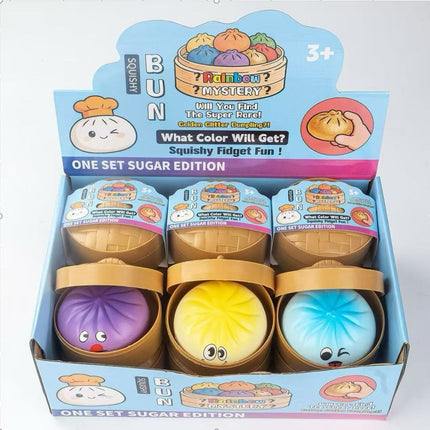 Viral Emoji Squishy Foam Dumplings - 12 Pack